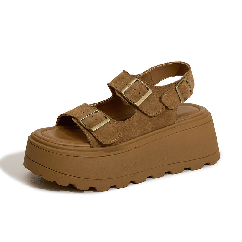 Women's Platform Summer Fashion Street Slip-on Lofter Sandals