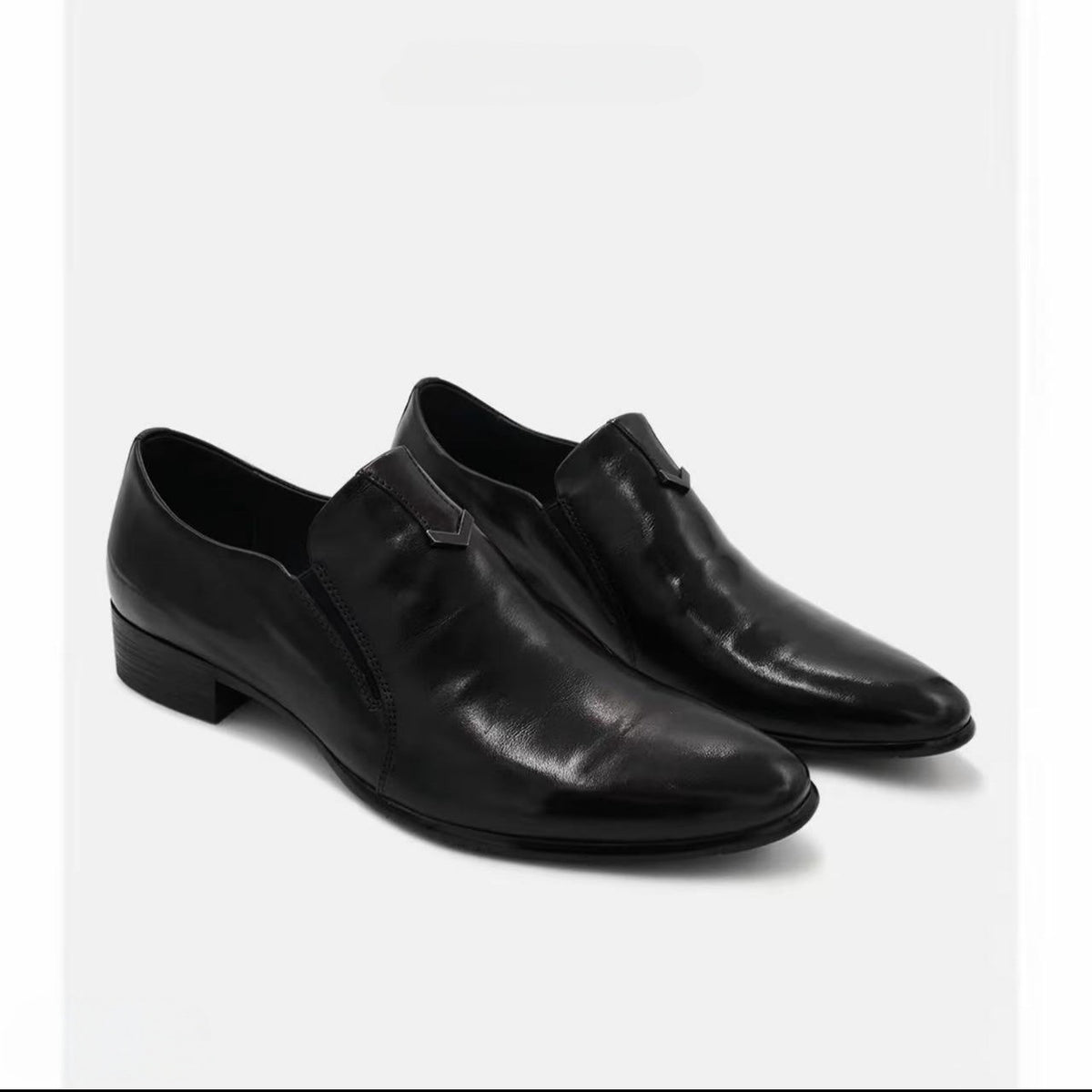 Men's Slip-on Cowhide Breathable Comfortable Autumn Men's Business Leather Shoes