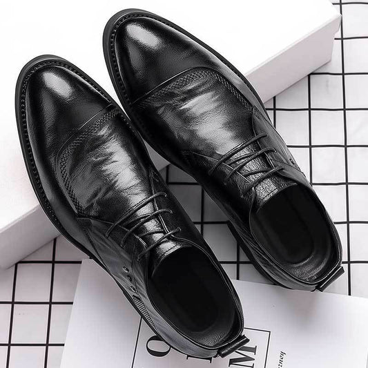 Men's Business Formal Wear Korean British Male Leather Shoes