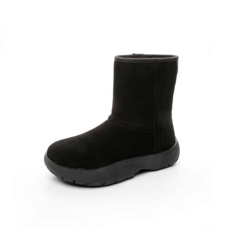 Women's Increasing Insole Genuine Bread Winter Lightweight Short Snow Boots