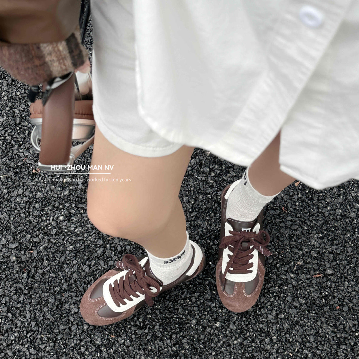Women's Training Lace Up Color Matching Cortez Sneakers