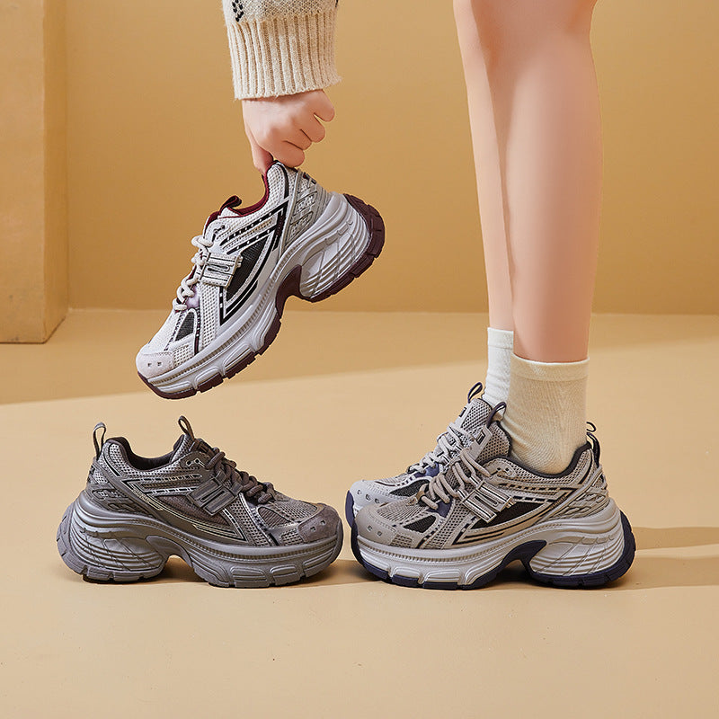 Women's Dad Trendy Autumn Korean Fashion Platform Women's Sports Shoes