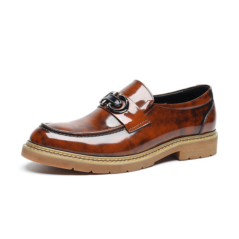 Men's Trendy Tendon Sole Penny Fashion Slip-on Leather Shoes