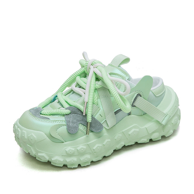 Women's Summer Thick Bottom Half Dad Outdoor Slippers