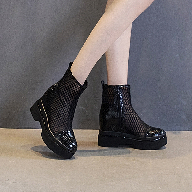 Women's Summer Height Increasing Insole Platform Korean Style Sandals