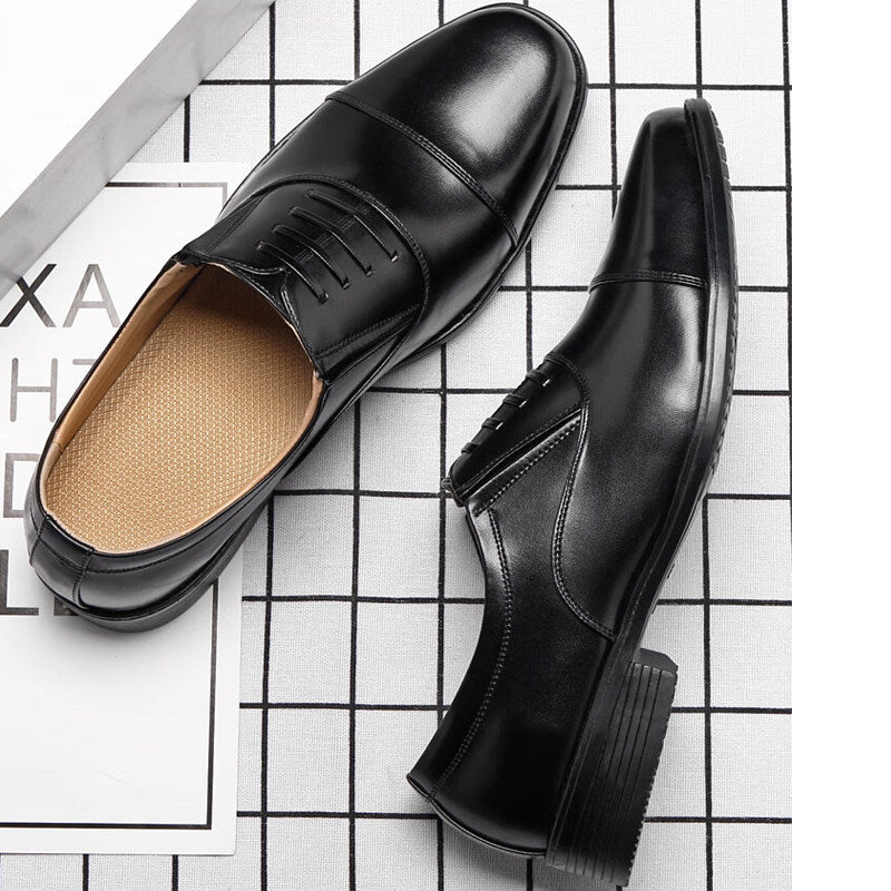 Men's Real Unit Duty Military Classic School Wei Official Security Men's Business Leather Shoes