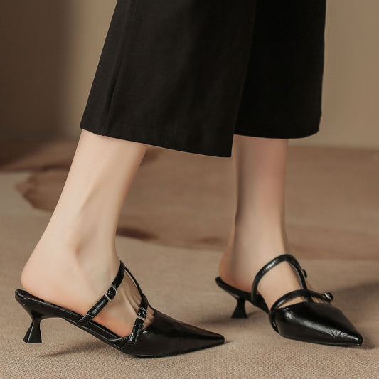 Women's High Quality Soft Box Classic Style Temperament Heels