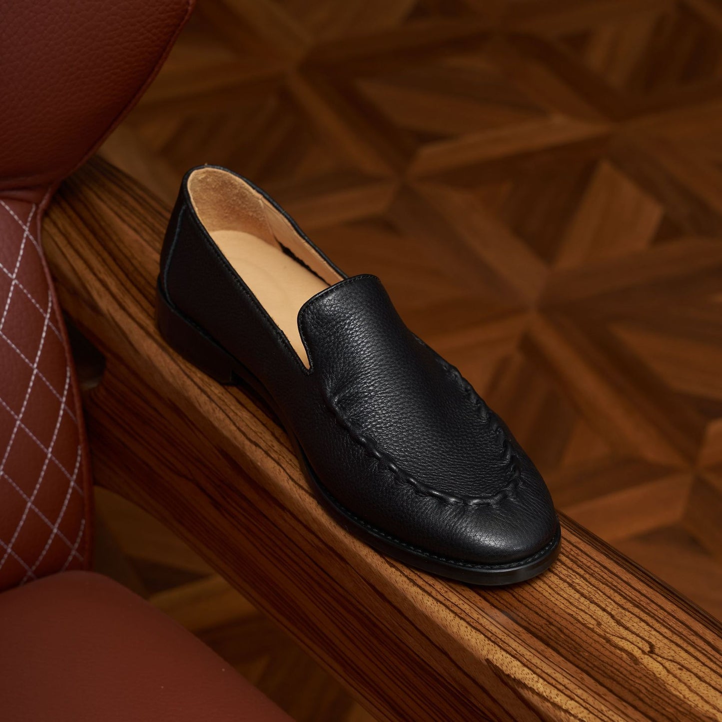 Men's Spring Good Year Handmade Genuine Slip-on Loafers