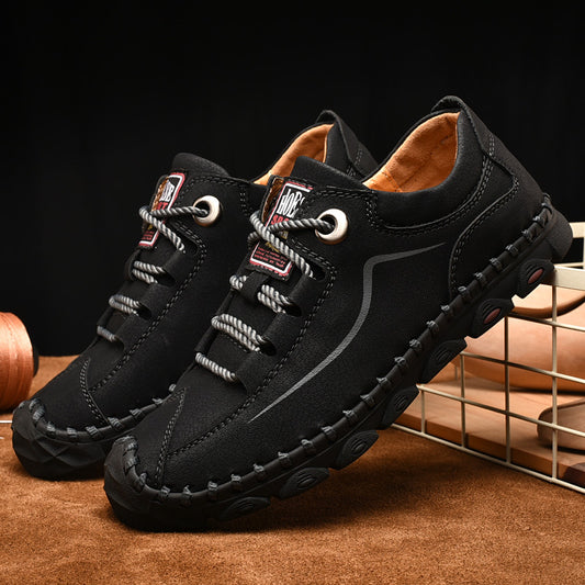 Men's Outdoor Low Top Plus Size Flat Sneakers