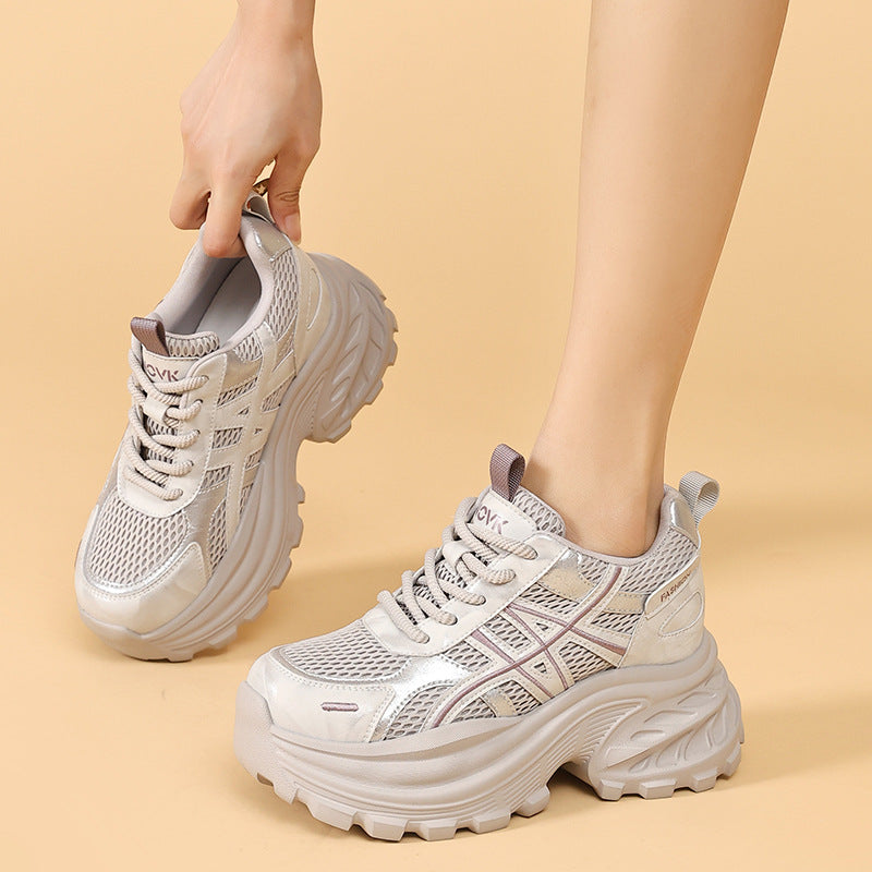 Women's Dad Platform Height Increasing Insole Women's Sports Shoes