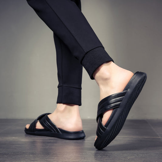 Men's Summer Wear Soft Bottom Deodorant First Sandals