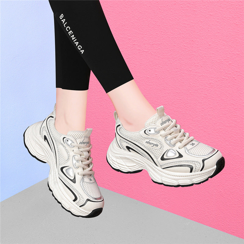 Women's Platform Dad Classy Sier Increased Sports Women's Casual Shoes