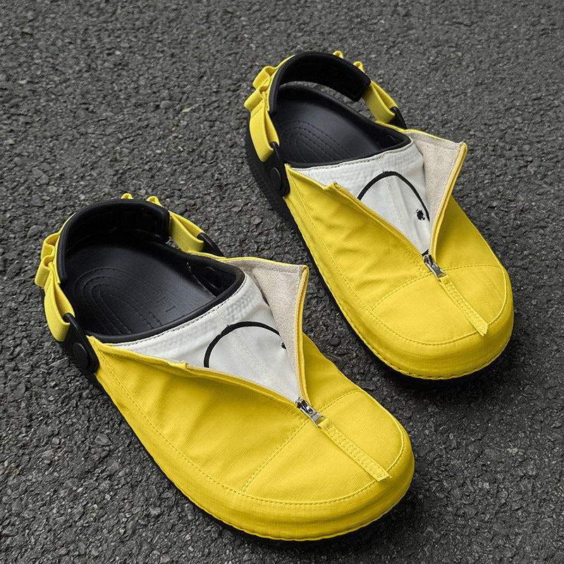 Women's & Men's Closed Toe Half Outdoor Trend Commuter Platform Sandals