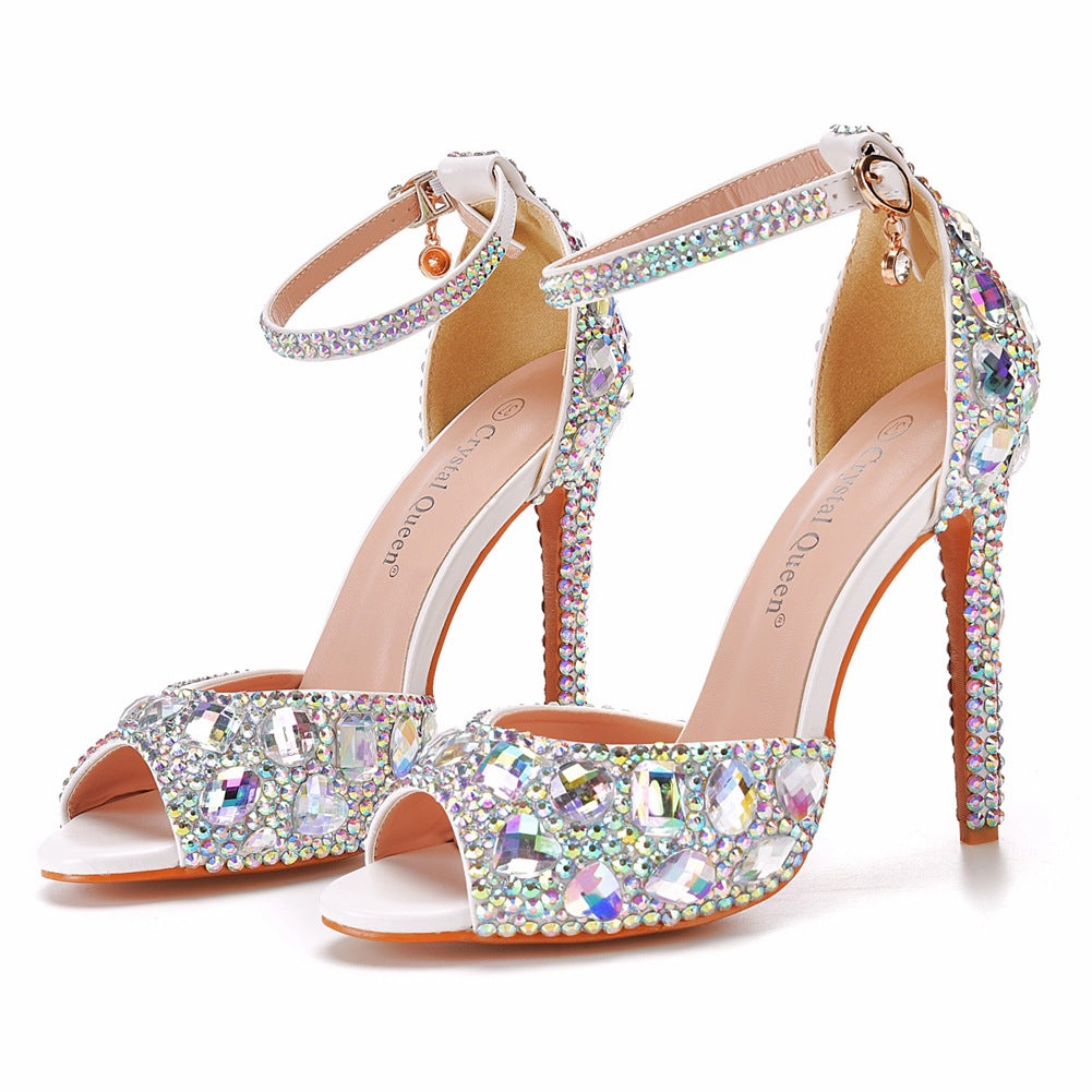 High-heeled Shallow Mouth Strap Plus Size Heels