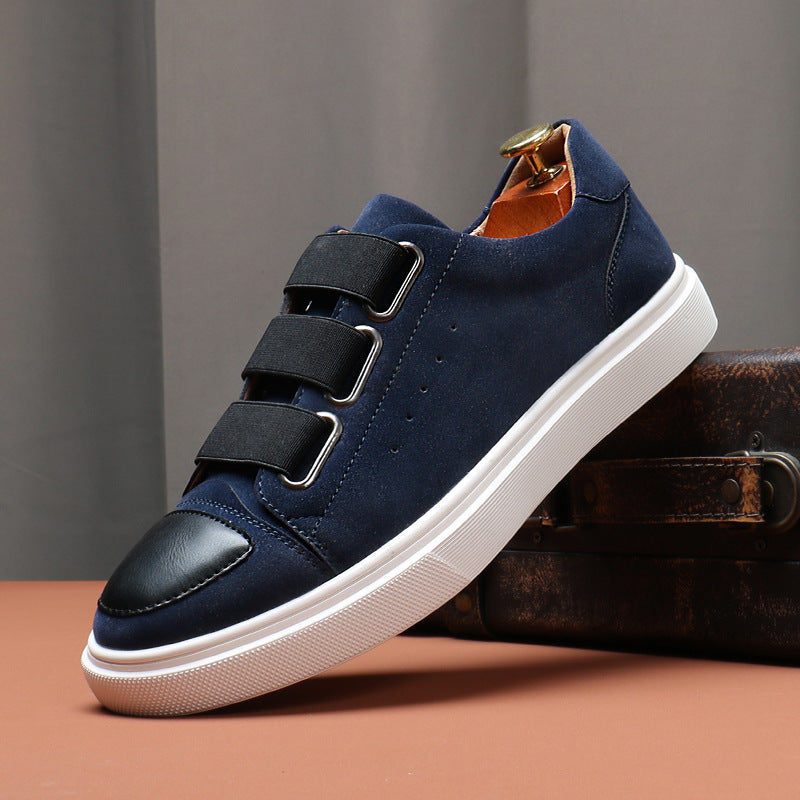Men's British Wild Slip-on Elastic Band Flat Sneakers