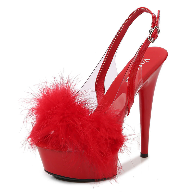 Women's Platform Nightclub Stiletto Car Model Catwalk Heels
