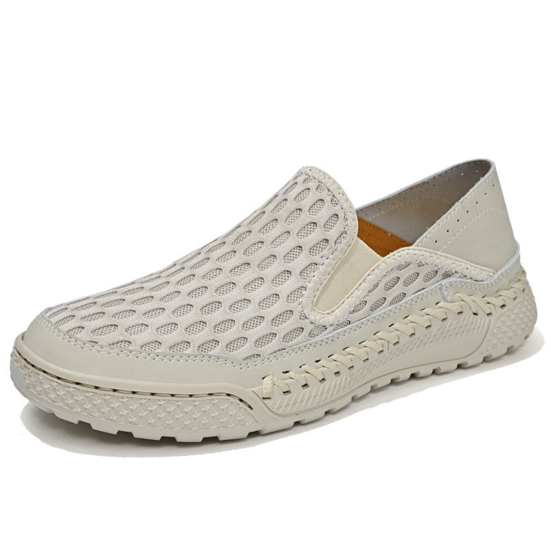 Men's Summer Breathable Mesh Surface Large Hollow Men's Shoes