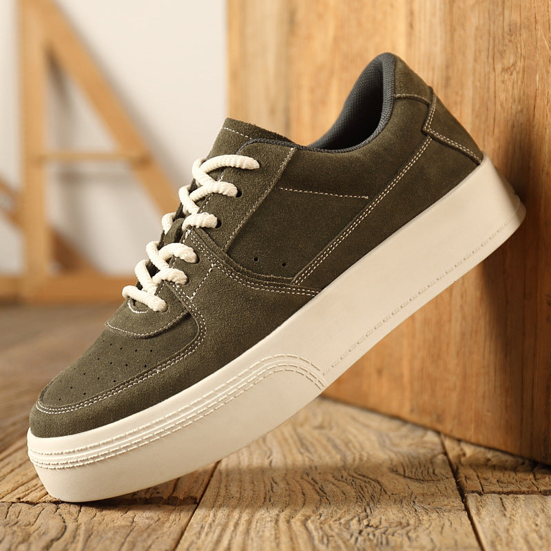 Men's Air Force Niche Suede Retro Platform Sneakers