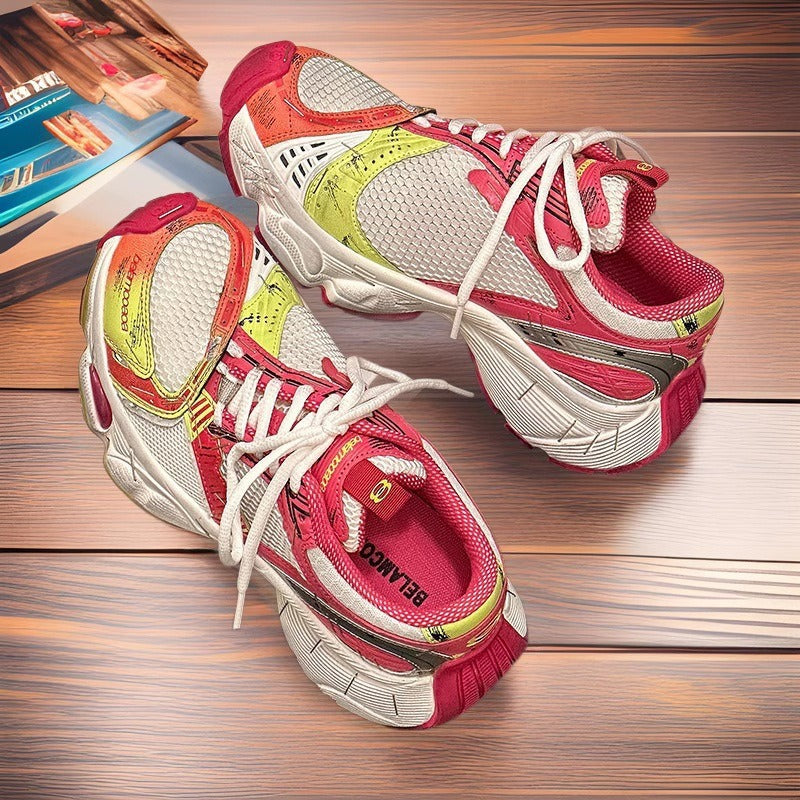 Women's & Men's Autumn Height Increasing Leisure Platform Wild Sneakers
