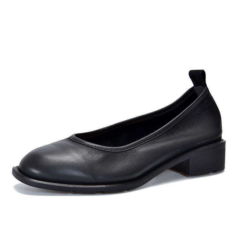 Women's Price Pumps Soft Bottom Black Low-cut Women's Shoes