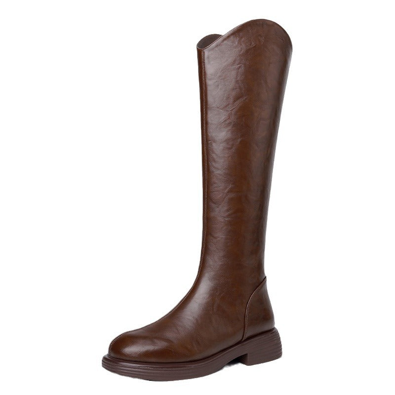 Small High Female Winter Round Head Snow Boots