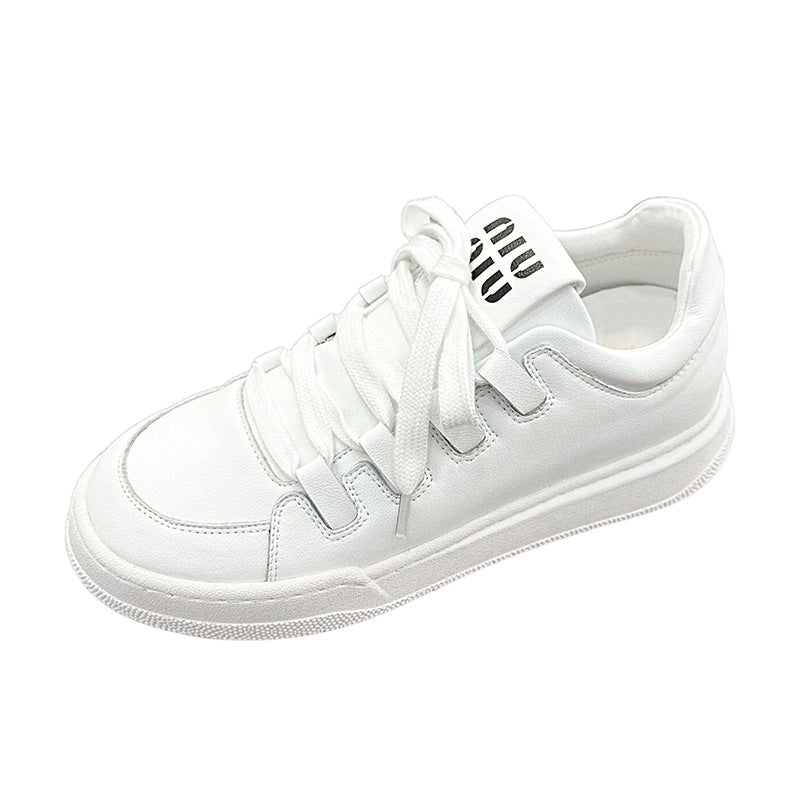 Women's Round Toe Bread Inner Height Increasing Casual Shoes