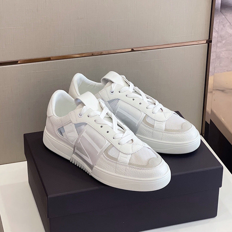 Men's Fashion Genuine Cowhide Board Comfortable Sports Sneakers
