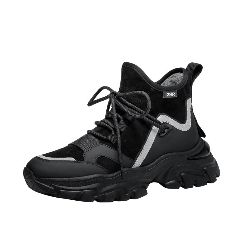 Women's Warm Platform Dad Winter Fleece-lined Bag Women's Sports Shoes