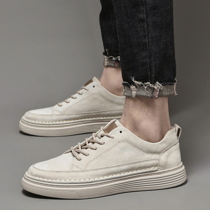 Men's Size Fashionable British Style Thick Bottom Sneakers