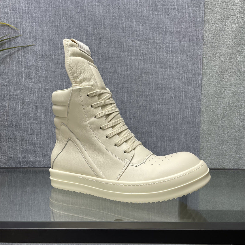 Inverted Triangle Top Layer Cowhide Increased Milk Boots
