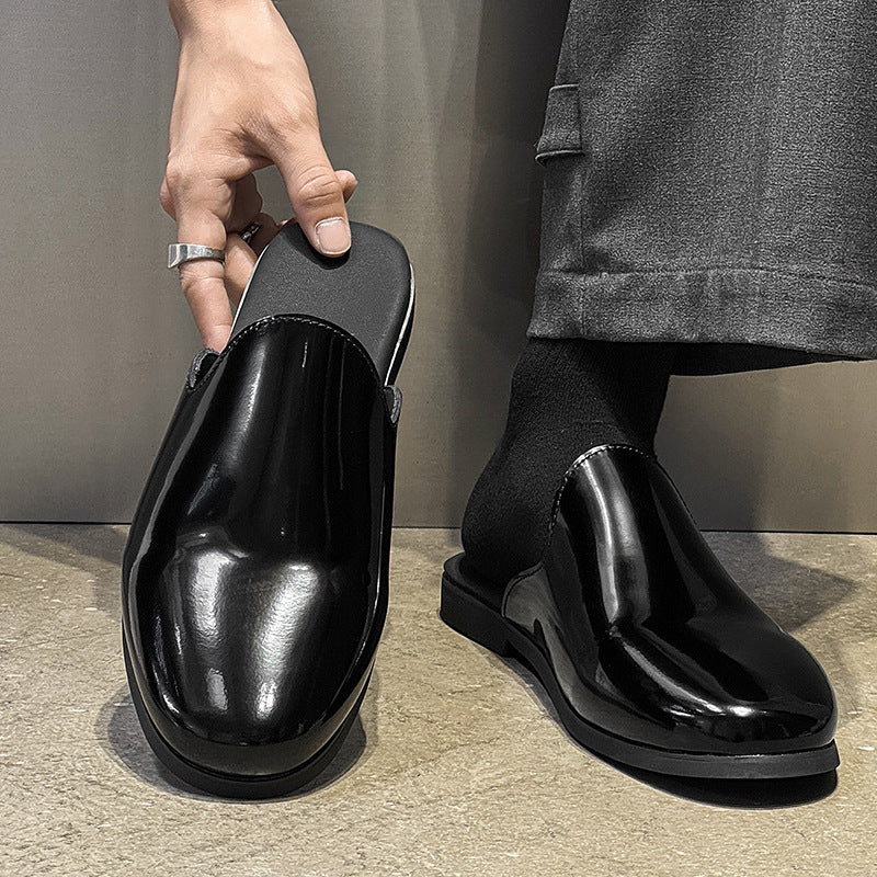 Lazy Commute Leisure Toe Cap Slip-on Lofter Sandals