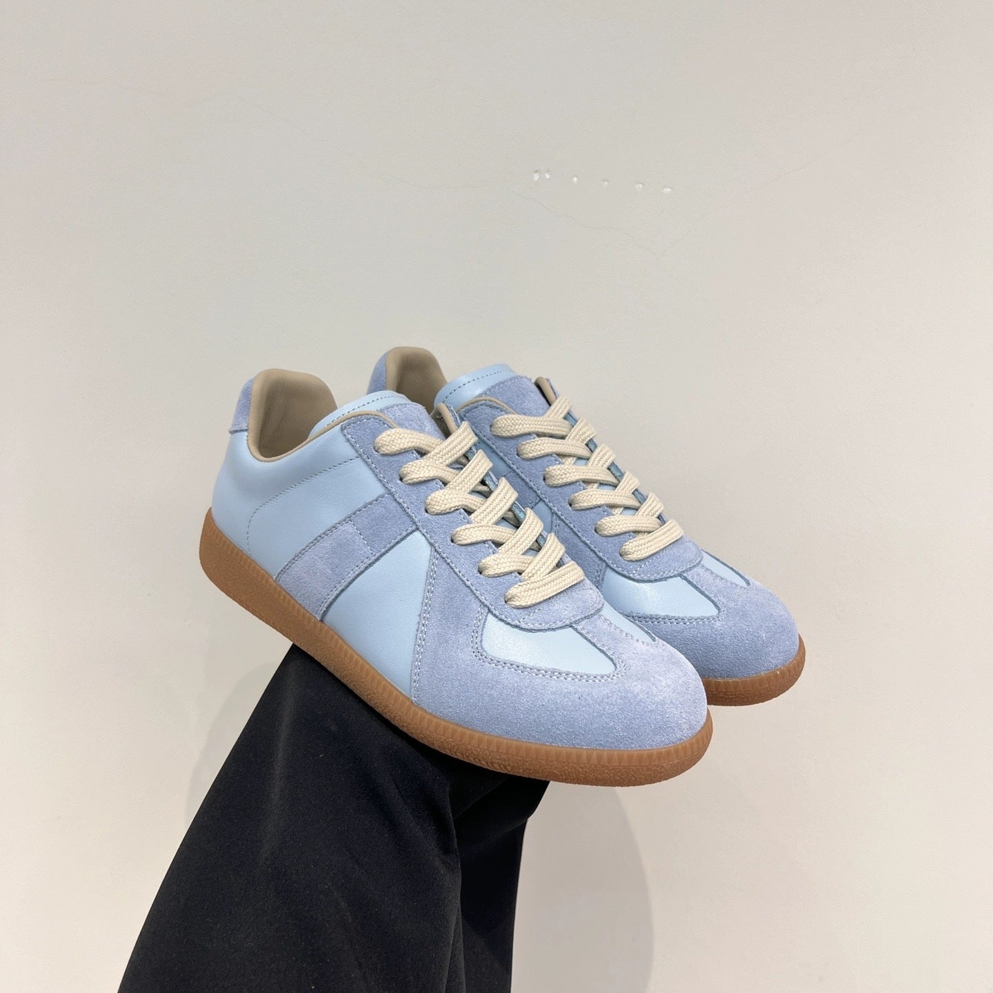 Women's Matching Korean Style Versatile Flat German Training Sneakers