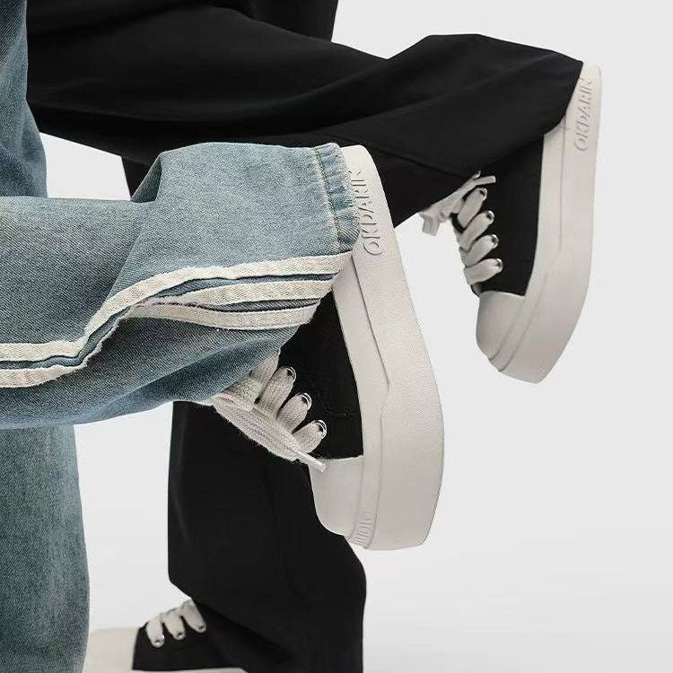 Men's Niche Skate Thick Sole Increased Fashionable Men's Casual Shoes