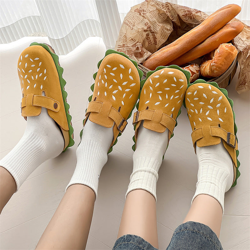 Women's & Men's Summer Lazy Closed Toe Lovers Semi Sandals