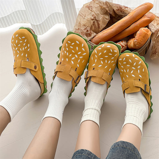 Women's & Men's Summer Lazy Closed Toe Lovers Semi Sandals