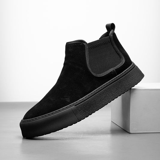 Men's Winter Fleece-lined Warm Thick-soled Martin Boots