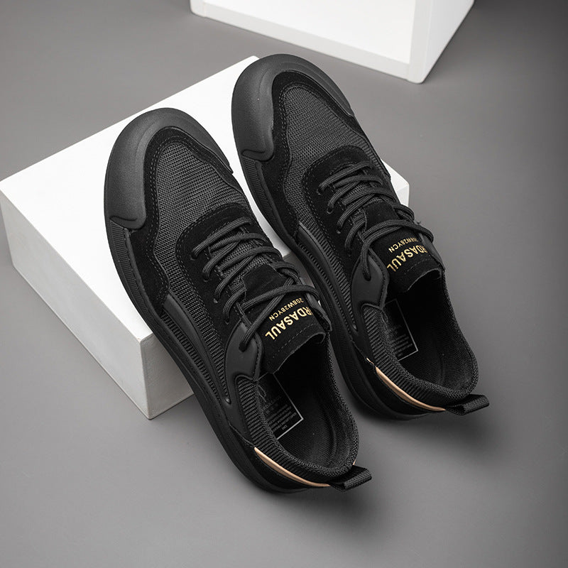Men's Summer Breathable Woven Mesh Soft Bottom Sneakers