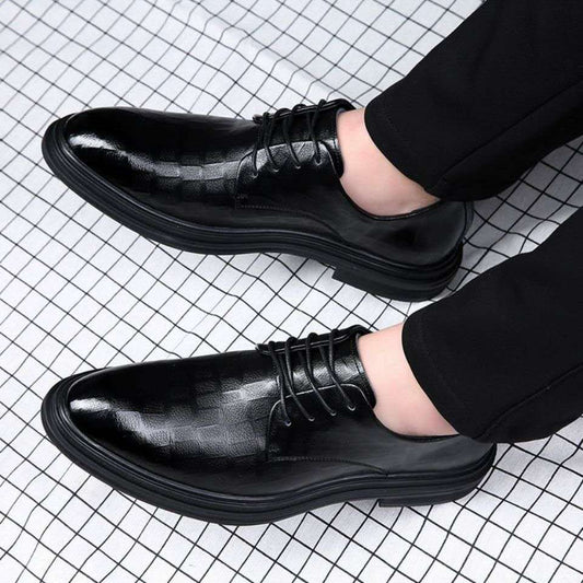 Men's Formal Business Soft Bottom Surface Korean Leather Shoes