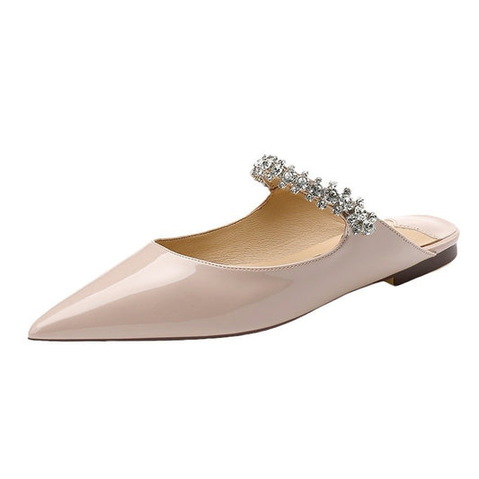 Women's Pointed Toe Rhinestone Cap Stiletto Sexy Heels