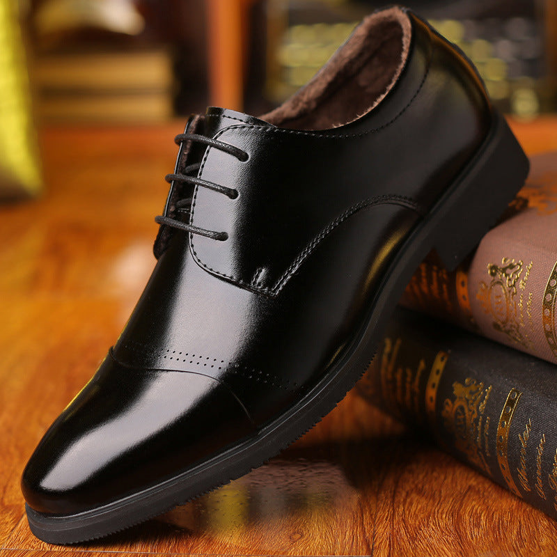 Men's Business British Professional Breathable Hollow Leather Shoes