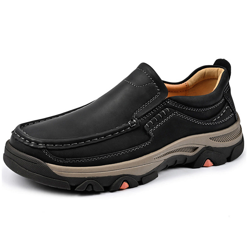 Men's Cool Plus Size Slip-on Lightweight Leather Shoes