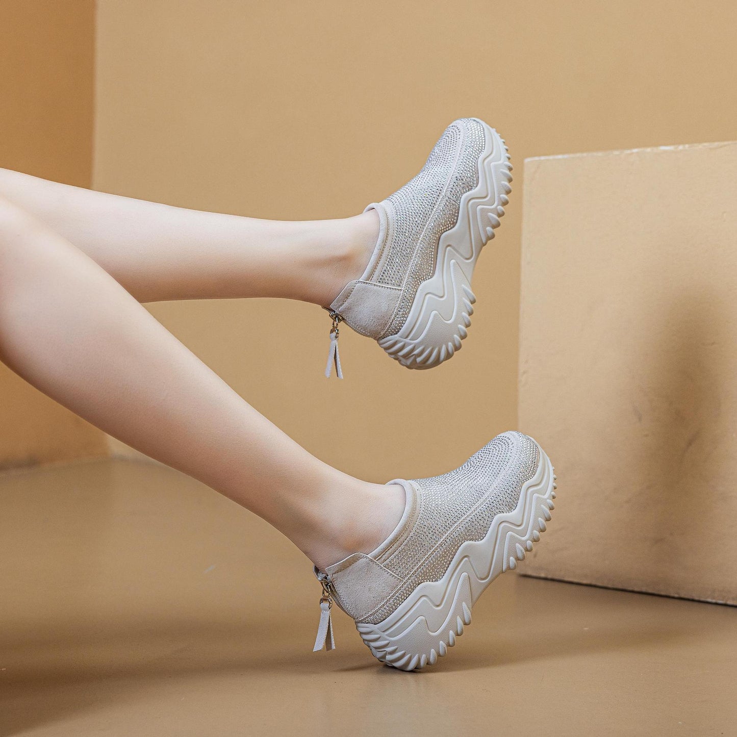 Live Streaming Leisure Female Spring Dad Casual Shoes