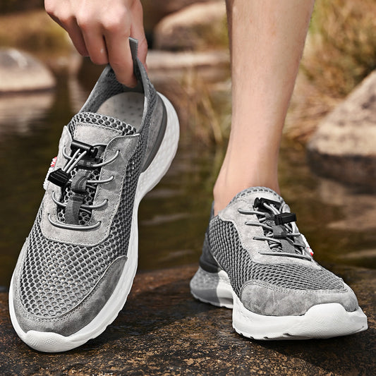 Men's Slip-on Summer Lightweight Breathable Soft Bottom Casual Shoes