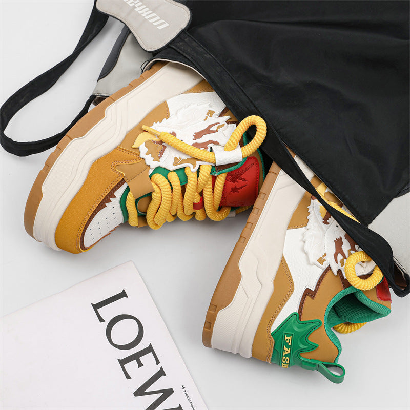 Men's Niche Homemade National Fashion Versatile Sports Sneakers
