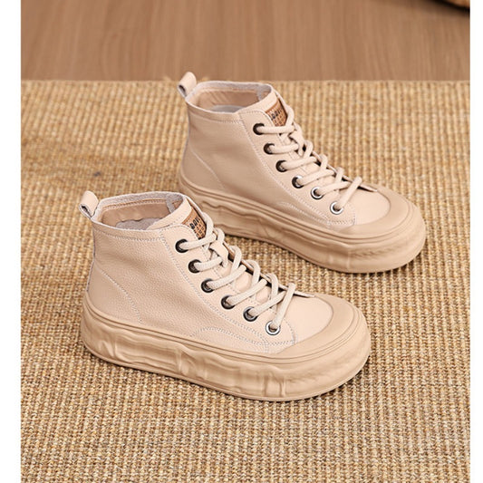 Women's Top White Genuine Made Korean Fairy Casual Shoes