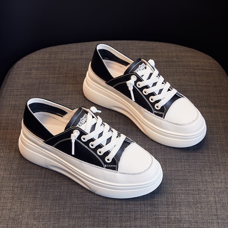 Women's Summer White Flat Breathable Versatile Women's Casual Shoes