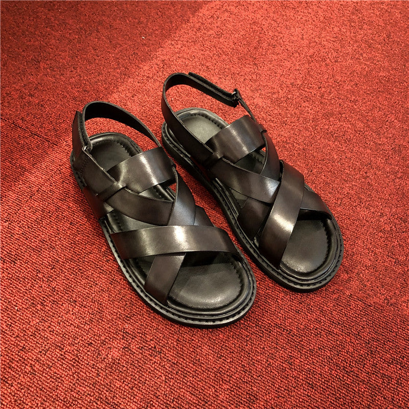 Men's Summer Genuine England Style Personalized Beach Sandals