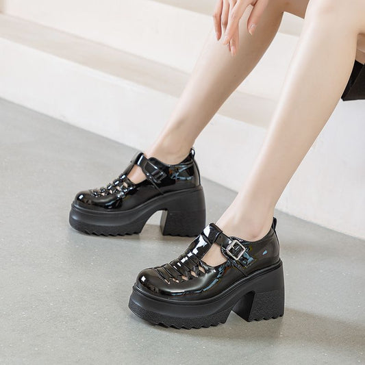 Women's Chunky Platform Cm Summer Elevator Wild Heels