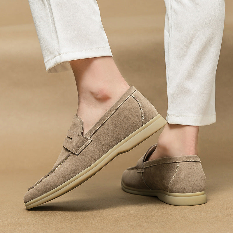 Men's Size Slip On Trendy Simple Formal Wear Men's Business Leather Shoes