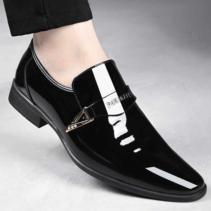 Men's Source Classic Pointed Toe British Style Leather Shoes